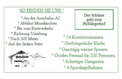 Pichlingerhof - Visitenkarte